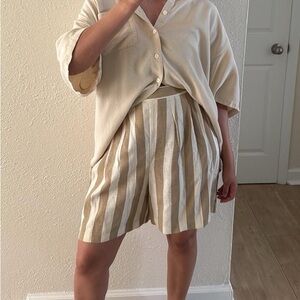 Vintage striped shorts